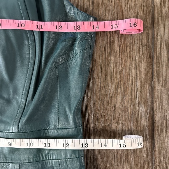 French Connection Jive Halter Genuine Leather Dress - Picture 10 of 11